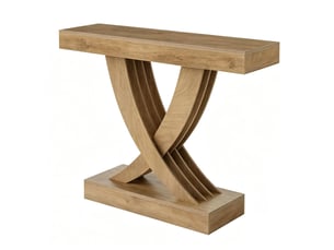 Console 0 tiroir(s)  coloris marron MEUBLIV  - longueur 110 cm - 110 cm