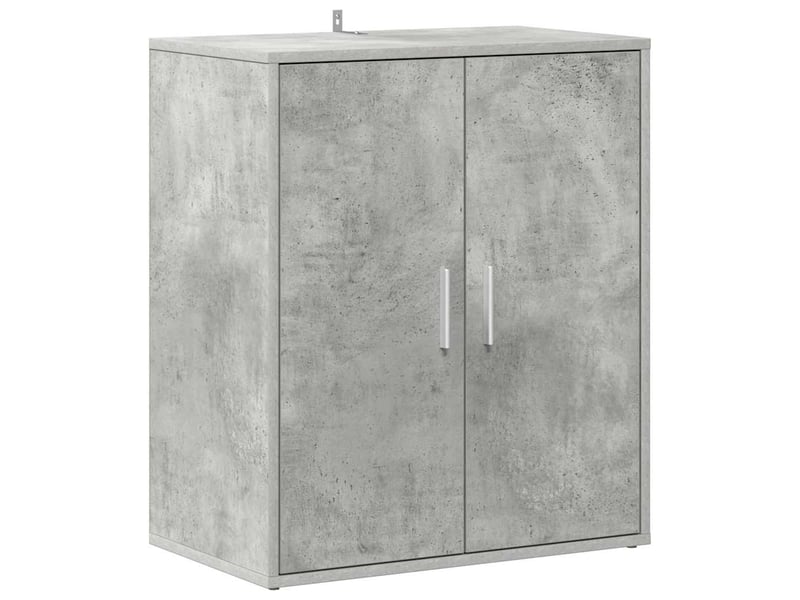  Meuble à chaussures, armoire à chaussures 60x35x70 cm gris béton shl163  - Conforama A