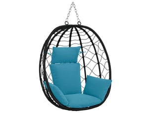 Coussin pour balançoire de chaise d'œuf, coussin d'intérieur et d'extérieur adirondack putten 100 % polyester bleu clair cf50063