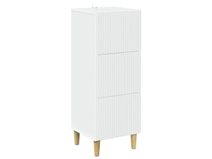 Armoire à tiroirs, rangement bureau blanc 33 x 34,5 x 90 cm bois d'ingénierie shl8361