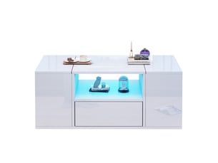 Table basse  coloris blanc <strong></strong> <strong></strong>