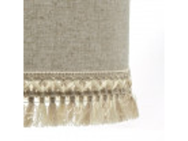  Fabrilamp vera grande lampe à poser blanche et beige, abat-jour en lin rayé à franges, 1 x e27, 62 cm 186471101 - Conforama D