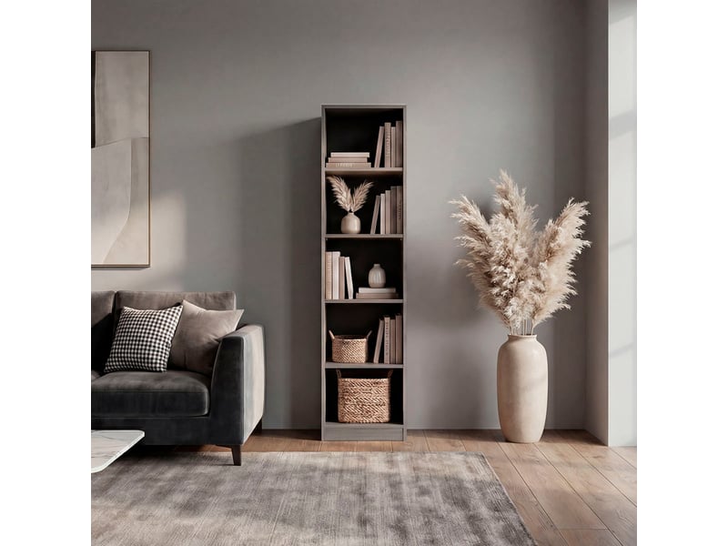  Bibliothèque home de 181 cm, wengé (réf. Epw 13882)  - Conforama B