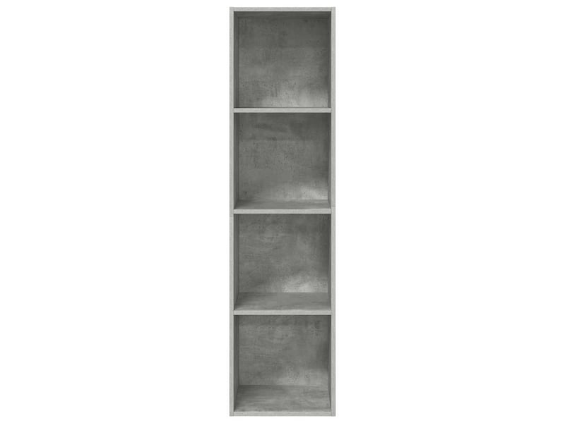  Meuble tv - banc tv - meuble de rangement mural gris béton 37x37x142,5 cm bois d’ingénierie  - Conforama D