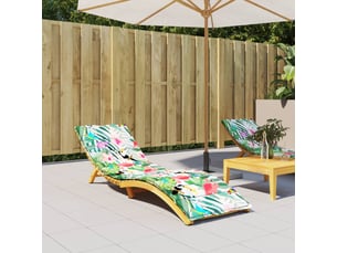 Coussin de transat, coussin pour bain de soleil tissu oxford (100% polyester) multicolore cf56239