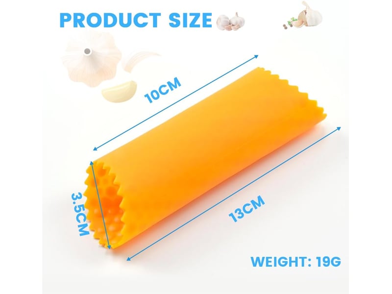  3 pièce epluche ail en silicone, de peau presse-ail professionnel,rouleaux d'éplucheur d'ail peeling, accessoire de cuisine  - Conforama B