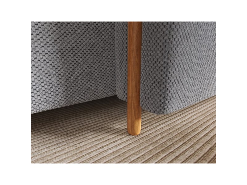 Canapé d'angle convertible arvessa gris foncé nid d'abeille – angle droit - Conforama E