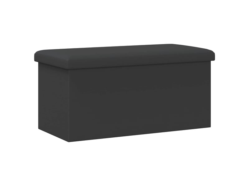  Banc chambre, banc de rangement pliable gris 180 kg 80 l 77x38x38 cm pvc  - Conforama A