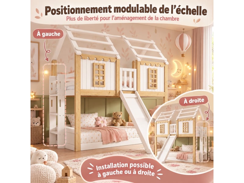 Lit banquette 90x190 cm beige en velours, rangement hydraulique, design l et barrière couronne  - Conforama D