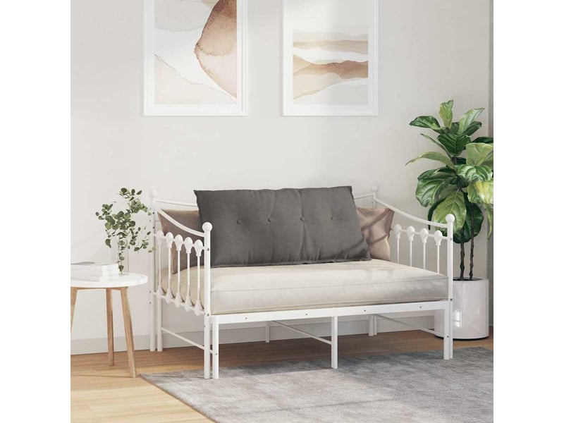 Coussin de dos, coussin de dossier gris clair 100 x 50 cm tissu en velours côtelé cf54645 - Conforama D