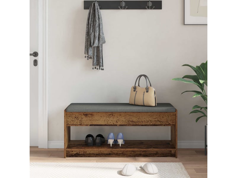  Banc d'entrée, banc interieur bois ancien 103x38x45 cm  - Conforama D