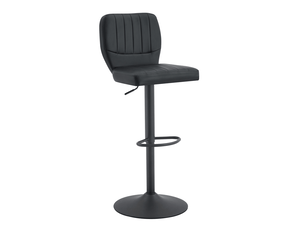 tabouret de bar assise réglable en hauteur HAUSS SPOLE - noir hauteur d'assise 62 cm vendu Par paire