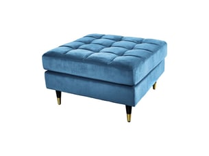 Pouf / repose pied <strong>PRICE FACTORY</strong> <strong></strong> bleu