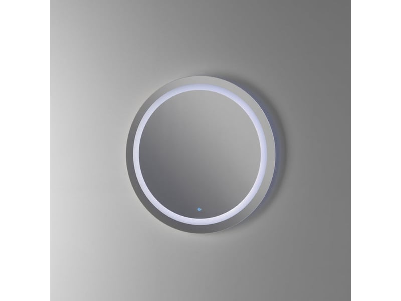  Miroir de salle de bain rond avec éclairage led ring maxi  - Conforama A