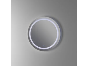 Miroir de salle de bain rond avec éclairage led ring maxi