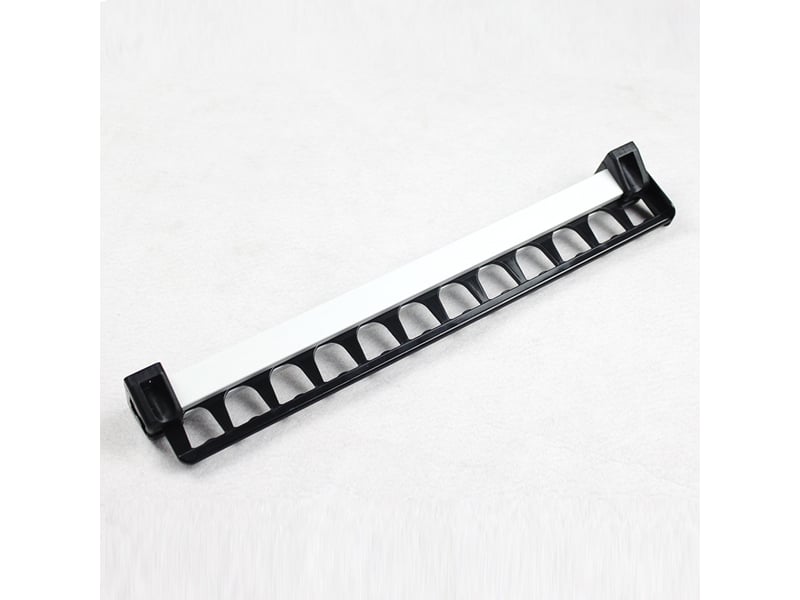  Porte-vêtements armoire garde-robe extractible coulissant pour cintre support portemanteau pour pour 12 cintres longueur 315 mm lot de 1, noir  - Conforama B