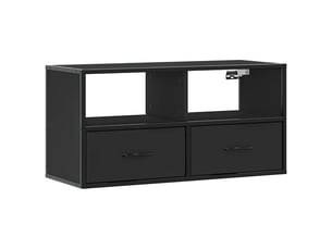 Meuble tv coloris noir 80 cm <strong></strong>  <strong></strong>