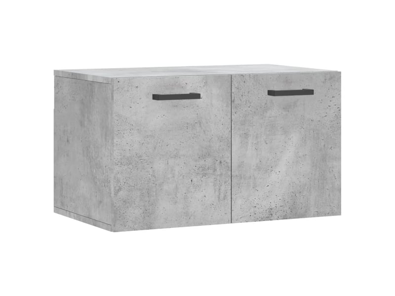  Armoire murale salon gris béton 60x36,5x35cm bois d'ingénierie shl5064  - Conforama A
