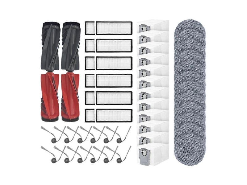  For roborock qrevo c c pro curv curvc edge edgec 5ae s5v parts main side brush filter mop dust bag  - Conforama C