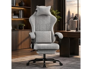 Fauteuil gaming <strong>STILVORA</strong> <strong></strong> avec assise réglable en hauteur