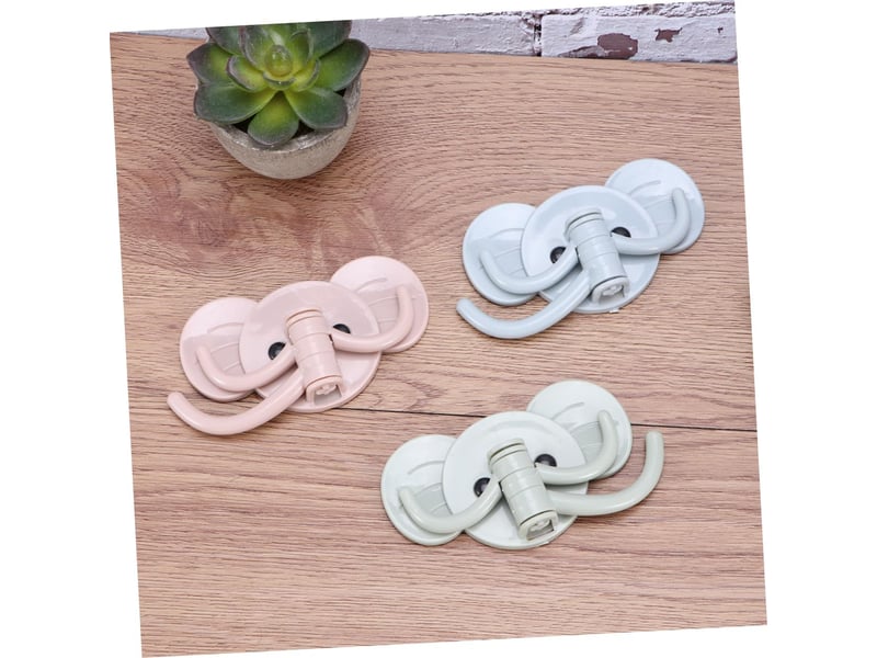  3 pièces crochet s de suspension murale animal de dessin animé de dessin animé polyvalent mural, bleu  - Conforama D