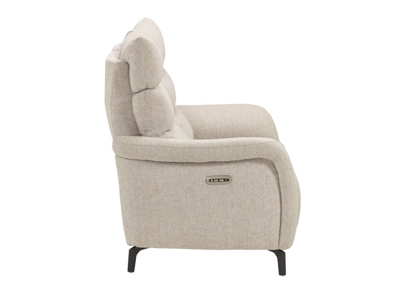  Canapé 2p relax électrique tissu beige chiné - varenne VARENNE - Conforama E