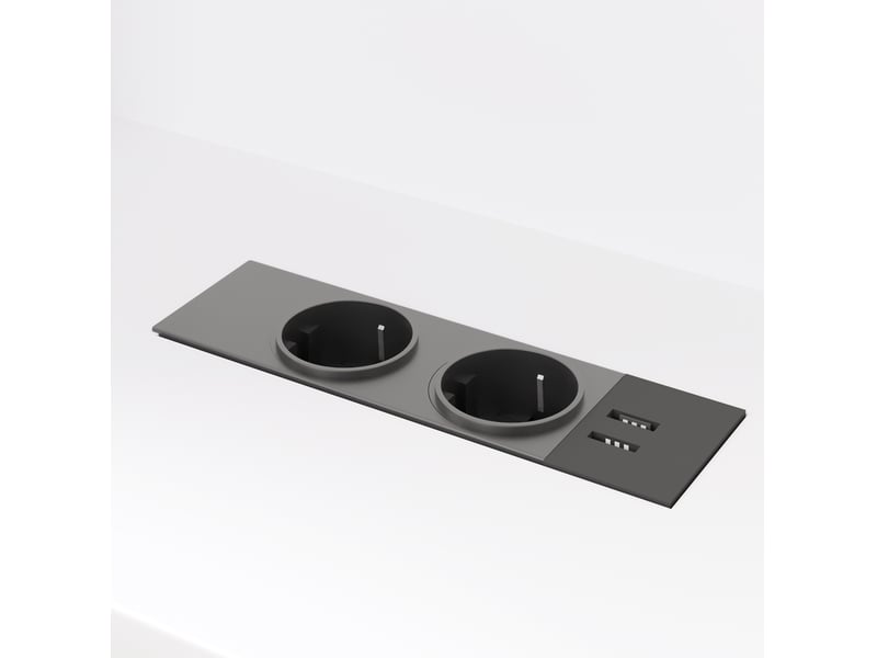  Lit 2 places 140x200 cm, sans matelas, mdf blanc, port usb, led intégré, 3 tiroirs, doté de tête de lit doté de espace de rangements  - Conforama E