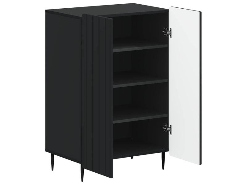  Meuble à chaussures, cabinet à chaussures zwolle 59,5x39,5x91,5 cm noir  - Conforama C