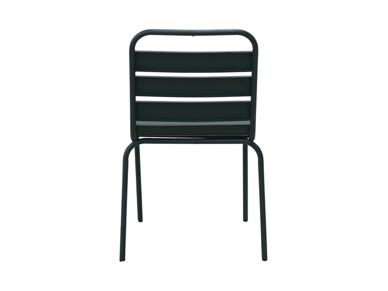  Lot de 2 chaises de jardin en métal vert sapin - baca  - Conforama E