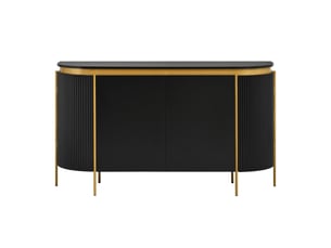 Buffet 4 porte(s)    coloris noir