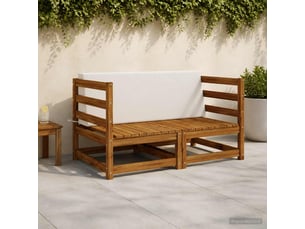 Coussin de dossier, coussin de dos soest 100 % polyester blanc 120 x 20 x 40 cm cf55202