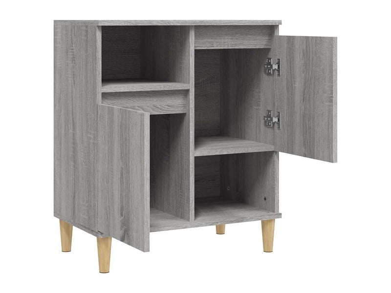 Buffet - bahut - meuble de rangement sonoma gris 60x35x70 cm bois d'ingénierie  - Conforama E
