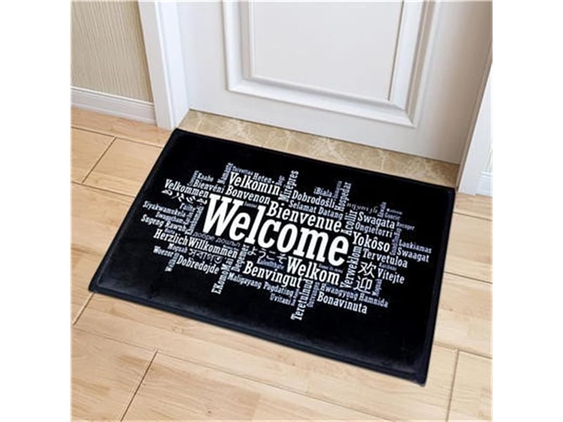  Tapis de porte d'entrée drôle - tapis de bienvenue tapis de bain tapis d'intérieur support antidérapant en caoutchouc paillasson drôle pour extérieur  - Conforama A