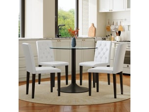 Ensemble table rond(e)  4 chaise(s)    