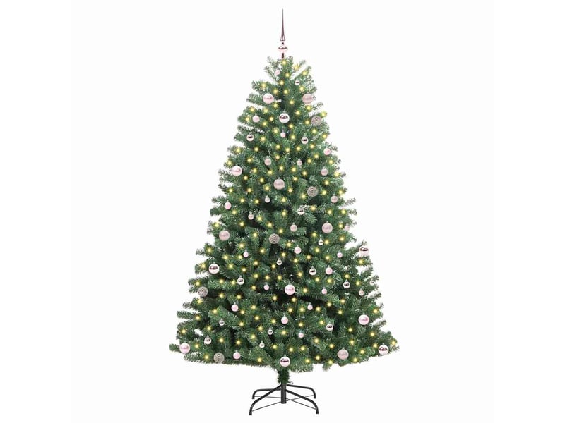 Sapin de noël artificiel, arbre de noël à branches articulées vert 240 cm shl4830 - Conforama C