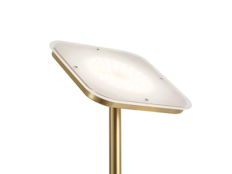  Lampadaire moderne en laiton avec led dimmable - divana  - Conforama B