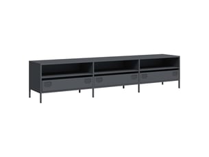Meuble tv coloris gris 202 cm <strong></strong> <strong></strong>