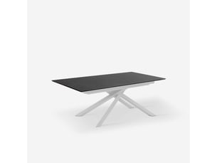 Table extensible en hpl jusqu'à 12 personnes 170270 x 90 ryder - noir