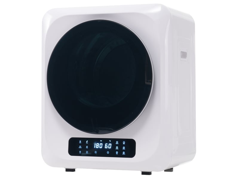  Sèche-linge à évacuation 48 x 40 x 58 cm blanc en plastique, 3 kg, 6 programmes, montage mural  - Conforama A
