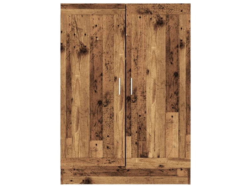  Bibliothèque, meuble de rangement salon vieux bois 82,5x30,5x115 cm bois d'ingénierie  - Conforama E