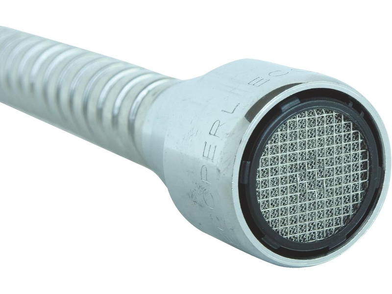  Asperseur orientable en acier inoxydable, débit en lmin, flexible et à jet unique, longueur en mm, compatible avec  - Conforama A