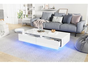 Table basse coloris blanc <strong>PEXCHO</strong> <strong></strong>
