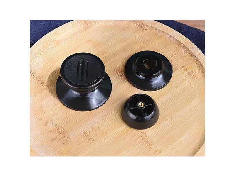 Couvercle en quatre parties – poignée noire – compatible avec tous les ustensiles de cuisine – taille55×43×26millimètres HRC0000559LY - Conforama D