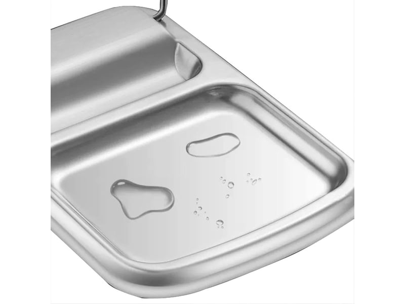  Support de couvercle de casserole en acier inoxydable avec plateau pour louches  - Conforama C
