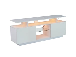 Meuble tv coloris blanc <strong>ZOVIRA</strong> <strong></strong>