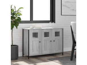 Buffet - bahut - meuble de rangement sonoma gris 100x35x70 cm bois d'ingénierie