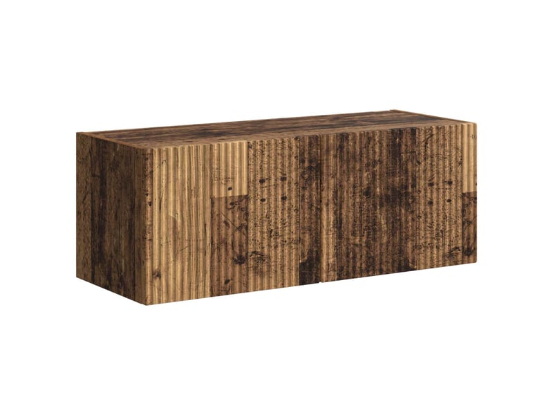  Ensemble de meuble tv - banc tv - meuble de rangement mural 6 pcs bois ancien  - Conforama E