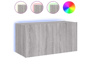 Meuble tv coloris gris 80 cm <strong></strong>  <strong></strong>