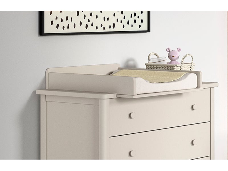  Ensemble chambre swingo commode 3 tiroirs + plan à langer clay SWCO0104 - Conforama C