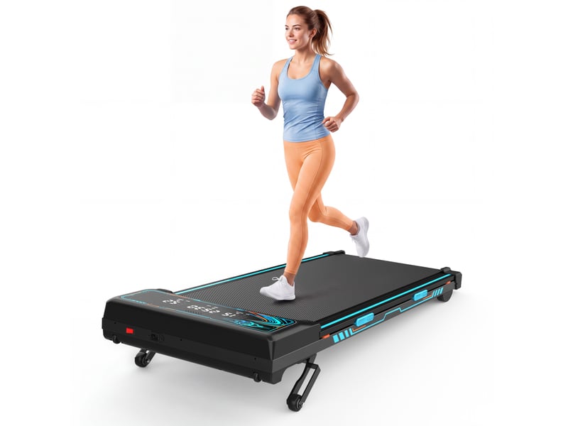  Tapis de marche inclinable automatique 15 % 1-8 kmh homvra  - Conforama A